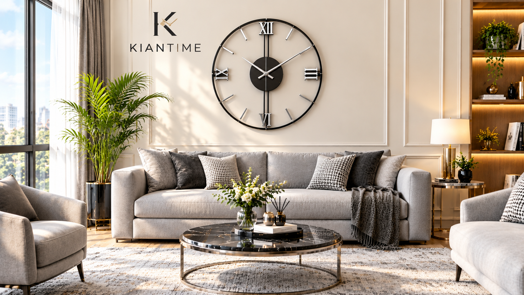 خرید ساعت دیواری مدرن از کیان تایم